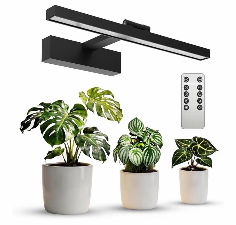 SANSI Wall Mounted Grow Lights for Indoor Plants, 35W LED Plant Lights